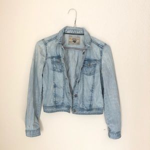 Zara cropped denim jacket